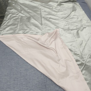 DZ232 丝绒拼80支纯棉单人盖毯1.45×2m