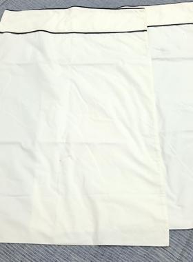 N303 白色黑条纹 大枕套对出 棉质 58×100cm