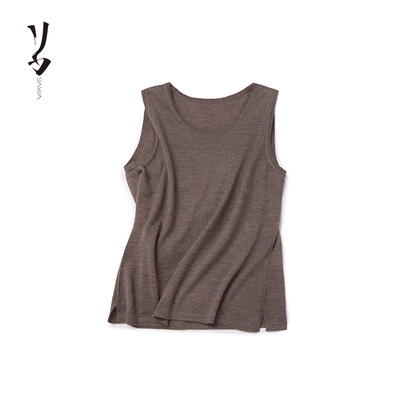 超百搭简约羊绒背心搭配/日常