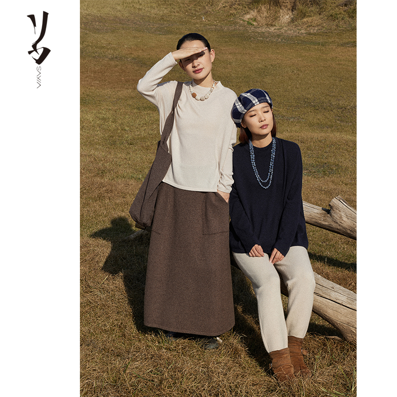 精灵雪绒纯净系列简奢套头衫