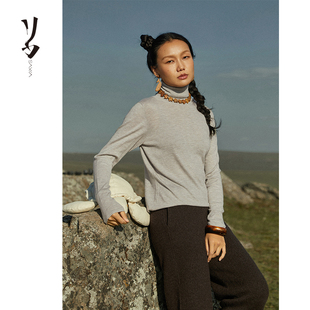 精纺baby山羊绒简奢高领套头衫 守护 基础打底 幻 Say Ya