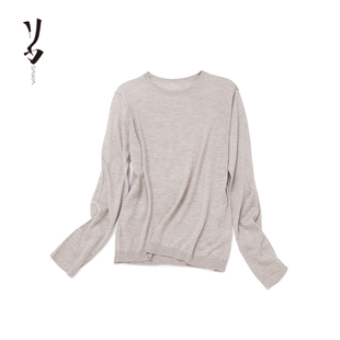 基础款 倍暖精纺baby山羊绒简奢套头衫 打底 幻 Say Ya
