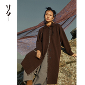 Say Ya 宽松外套 定纺感应纱加密毛呢大衣 幻 时·刻