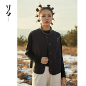 幻 翻领系扣双面双色羊绒马甲 Say 宽松 显瘦