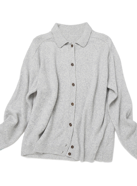 Say Ya【幻】复古玛苏开衫 云柔水糯感简约羊绒上衣 保暖休闲