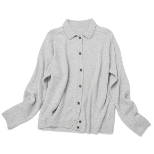 云柔水糯感简约羊绒上衣 复古玛苏开衫 保暖休闲 幻 Say Ya