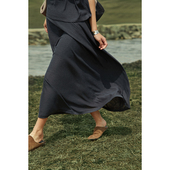 清风闲月 凉滑真丝羊绒A版 半身裙 Say 垂坠 然 内衬 春夏