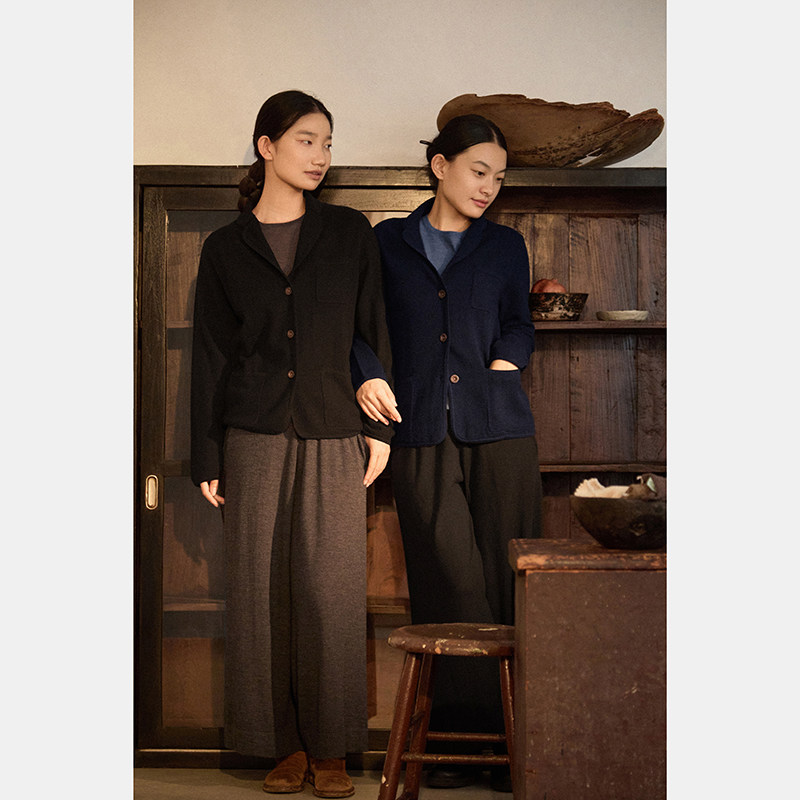 Sayya羊绒小西服外套图片