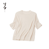 幻 半袖 质感五分袖 垂感 精纺羊绒简T SayYa