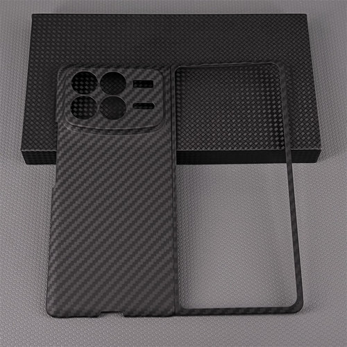 适用小米MixFold4凯芙拉手机壳新款Mix Fold4折叠屏小米凯夫拉碳纤维简约商务男士外壳