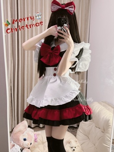 Miubby「你 cos万圣节裙子 女友」软妹大蝴蝶结圣诞lolita女仆装