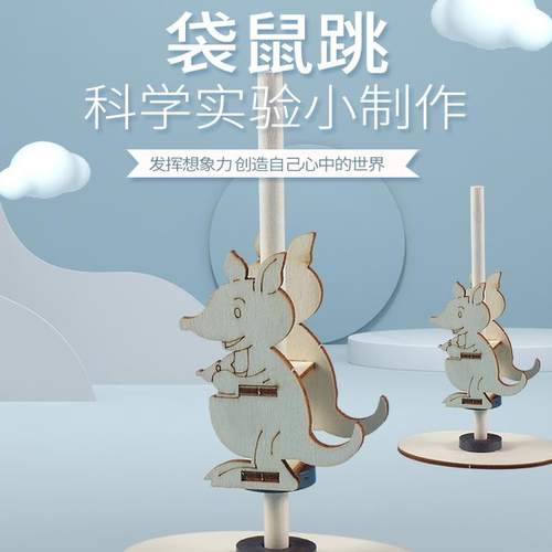 袋鼠磁力跳跳蛙科学实验套装