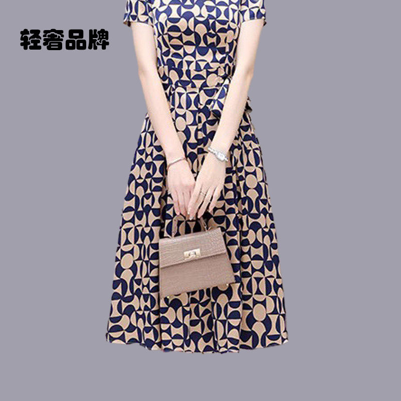 朗姿约定高端奢华雪纺洋装子女夏2026新款小个子气质轻奢高级感