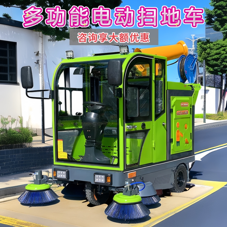驾驶式扫地车清扫车工厂道路吸尘