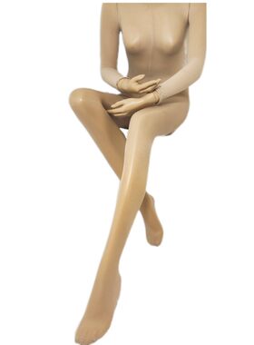闪光丝面料长袖带套男式男士连身袜