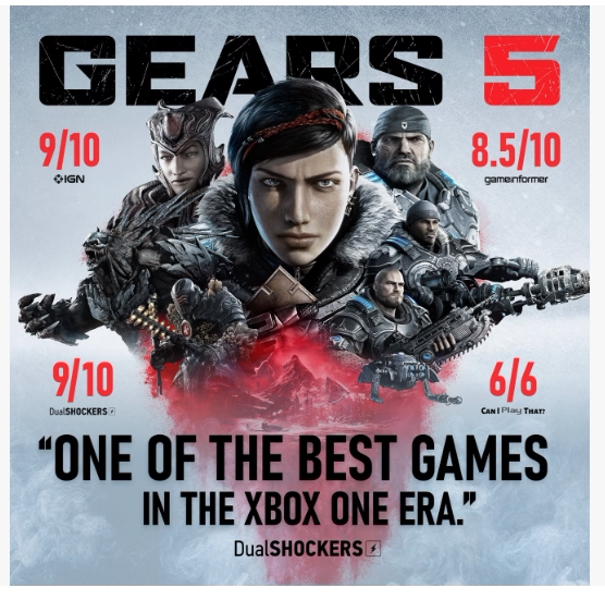 美版战争机器5 - Xbox One光盘实体版