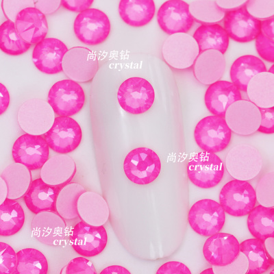 施华洛2088平底L137i电光粉美甲