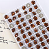 秋季 新品 施家华子1088奥地利1403烟黄色尖底圆形钻美甲饰品堆钻