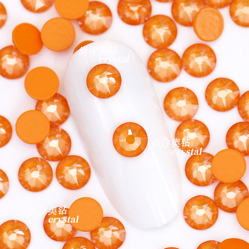 施华洛L152I芒果黄平底美甲钻