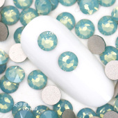 正品 施家2088平底圆形390绿蛋白美甲饰品钻耳环耳钉宠物发夹diy