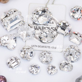 式 正品 奥地利施华洛水晶全华手工成品钻球白色多款 堆钻穿戴甲材料