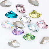 正品 奥地利水晶施家4757尖底不规则翅膀陨石饰品美甲diy贴钻堆钻