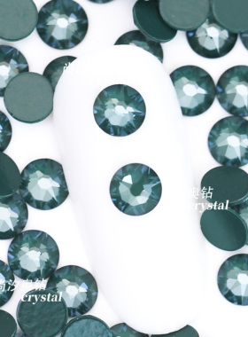 正品施家2088圆钻L170I松绿色平底华子美甲钻奥地利水晶饰品钻