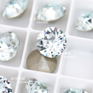 施家钻1088奥地利圆钻361浅粉蓝色钻尖底DIY堆钻美甲钻