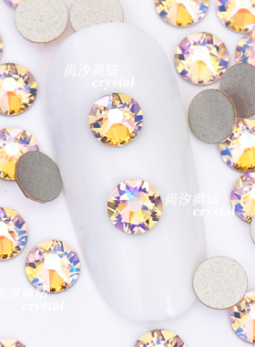 正品施家2088圆钻391shim闪烁丝绸平底华子美甲钻奥地利水晶饰品