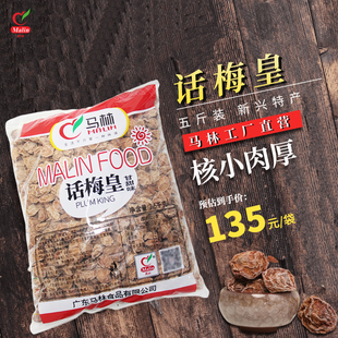 马林食品5斤装包邮新兴特产话梅皇咸酸甘甜梅肉蜜饯果脯休闲批发