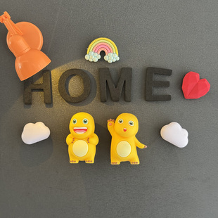 呆萌可爱小奶龙冰箱贴磁贴卡通动漫个性创意3D立体软胶磁铁吸铁石