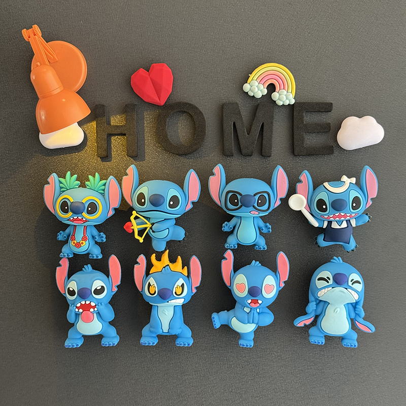 创意动漫史迪仔冰箱贴磁贴