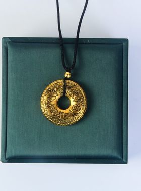 项链民族风吊坠八宝罗盘九宫合金