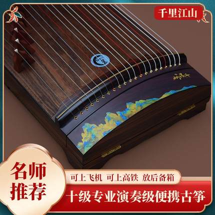 初学者适用入门级小古筝儿童古筝乐器超轻素面便携式小型演奏考级