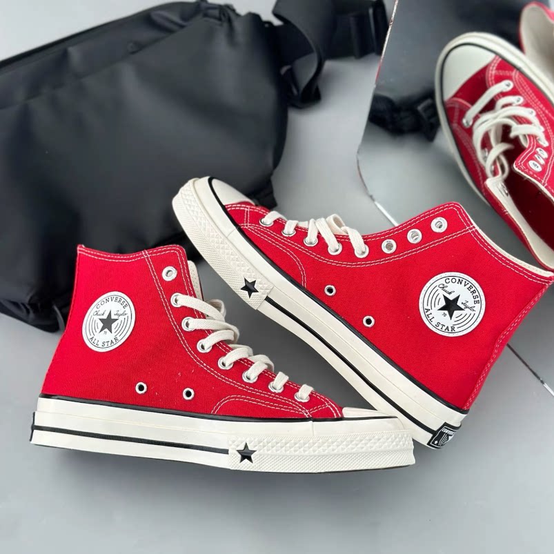 Converse CHUCK 70 X 舒适百搭高帮帆布鞋男女同款复古红A24232C
