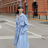 [现货】高级感气质过膝女中长款风衣浙宝B252-2310-P150-K228，女装风衣，浙宝252