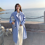 [现货】高级感气质过膝女中长款风衣浙宝B252-2506-P150-K228，女装风衣，浙宝252