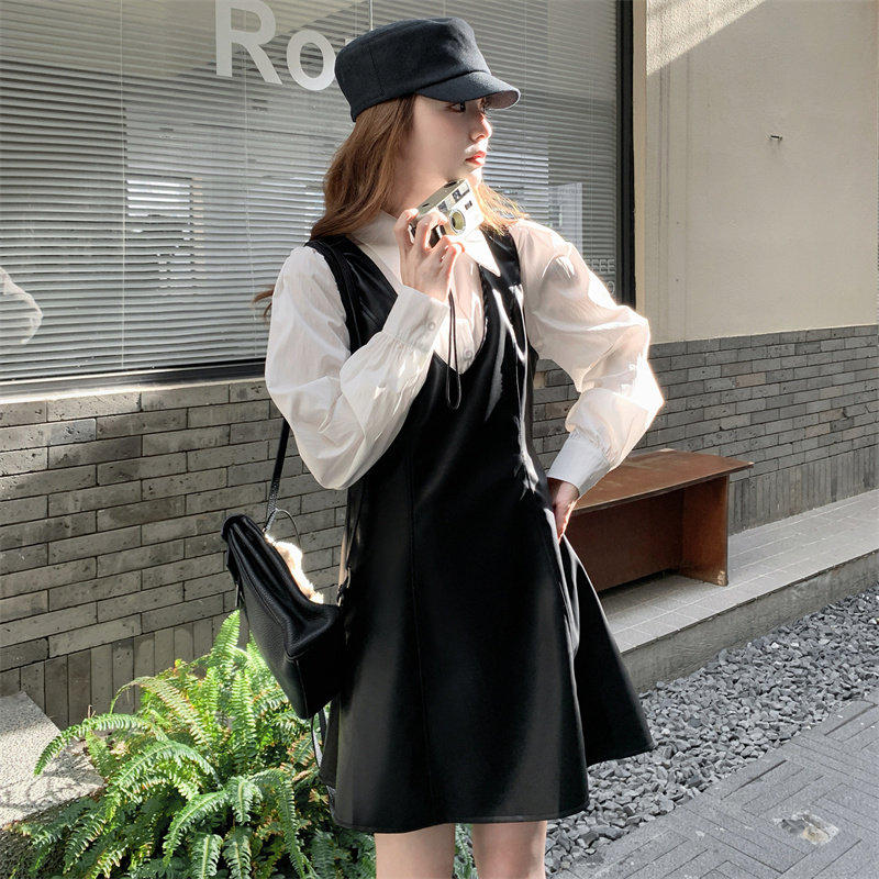 [现货】衬衫皮裙两件套浙宝B252-2633-P185-K288，女装套装/套裙，浙宝252