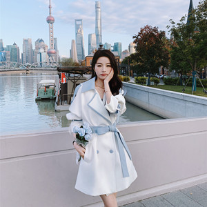 【现货】春装撞色风衣浙宝B252-2329-P150-K228，女装风衣，浙宝252