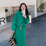 【现货】22年秋华夫格加厚秋冬款连衣裙B2522232P130K188，女装套装/套裙，浙宝252