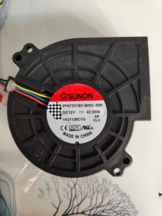 3.5A PF97331BX B00C SUNON 42W 12V S99 9.7CM大风量鼓风机 9733