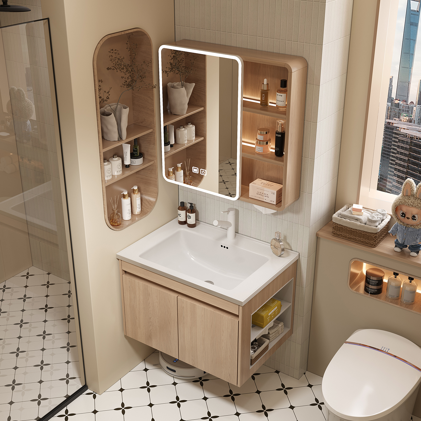 【官方正品】安华浴室柜包安装