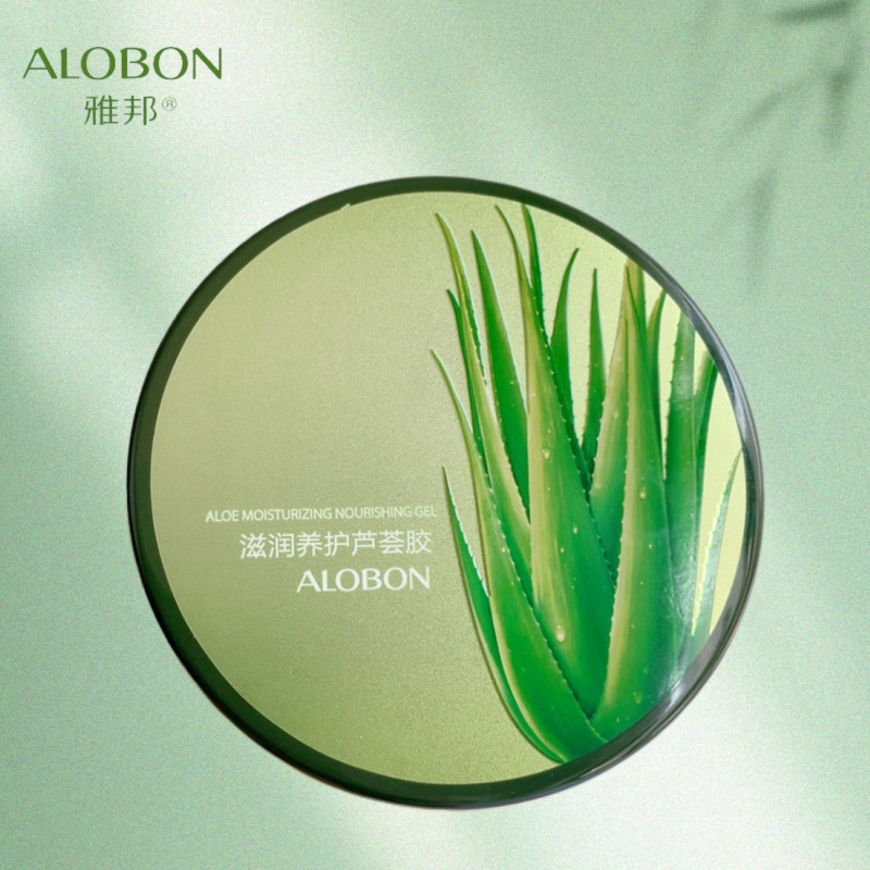 AloBon雅邦滋润养护芦荟胶300g改善干燥肌肤水嫩补水睡眠面膜护肤