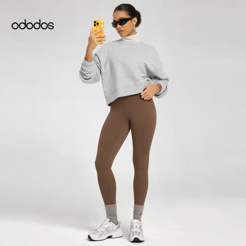 ododos 高腰提臀瑜伽裤女紧身运动健身长裤高弹蜜桃臀欧美健身裤