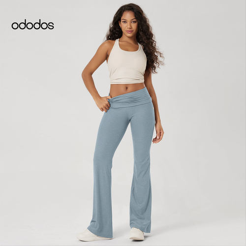 ododos 工字背瑜伽背心女带胸垫无袖运动上衣健身服运动内衣外穿