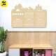 幼儿园立体木纹园务栏展示栏墙贴展示板环创装 饰公告栏宣传i. 饰装