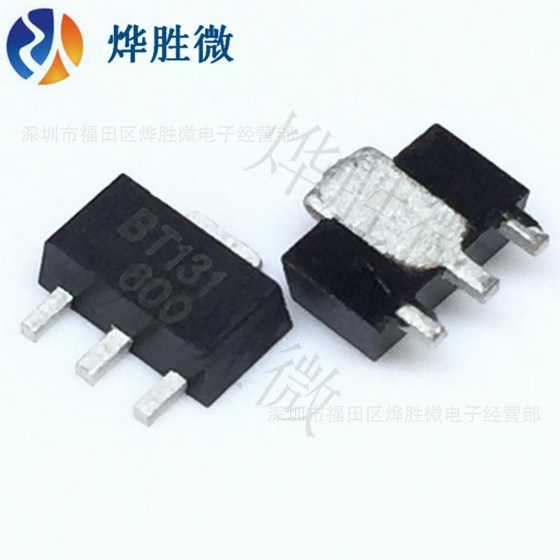 BT131-600 1A600V SOT89 双向可控硅 全新国产 厂家