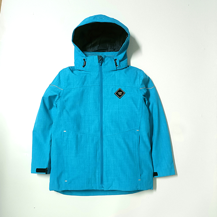 男童户外防风三合一可拆卸外套