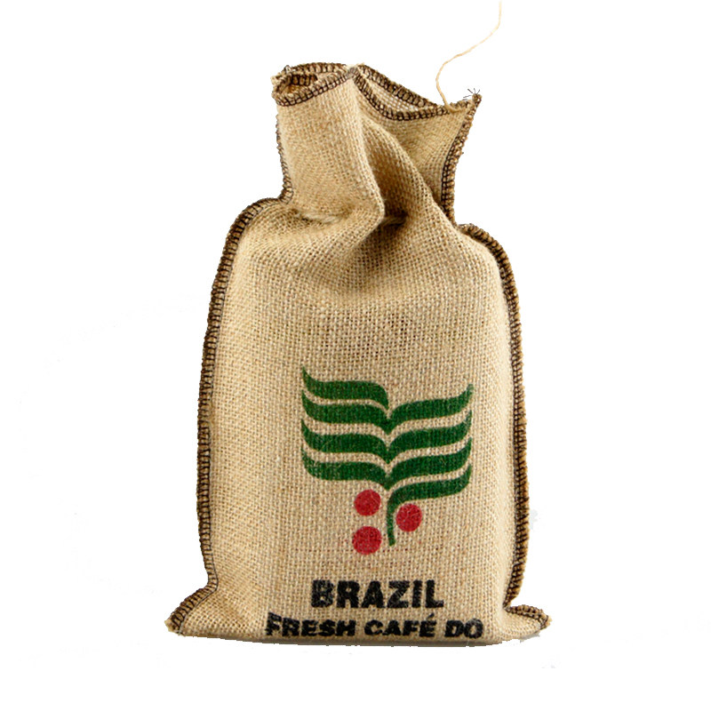 麻袋装进口生豆烘培巴西咖啡豆咖啡粉454可以代磨粉中度烘培手冲