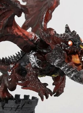 魔兽世界 大灾变 耐萨里奥 死亡之翼龙 手办模型游戏摆件盒装